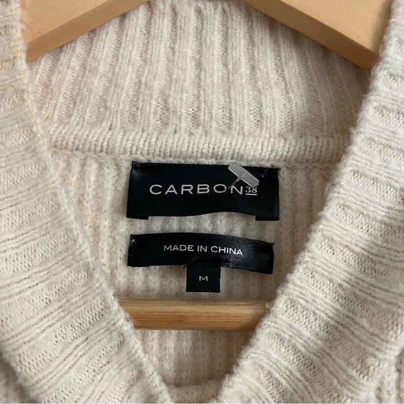 Carbon38 Mock Neck Oversized Sweater - Picture 2 of 3